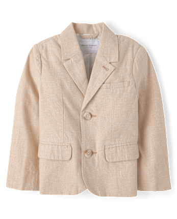 Boys Linen-Blend Blazer - Special Occasions