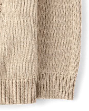 Boys Applique Bunny Sweater - Enchanted Garden