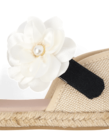 Girls Flower Espadrilles - Petit Paris