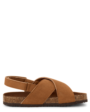 Boys Cross Strap Sandals - Little Essentials