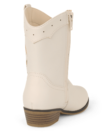 Girls Floral Cowgirl Boots - Driftwood Bay