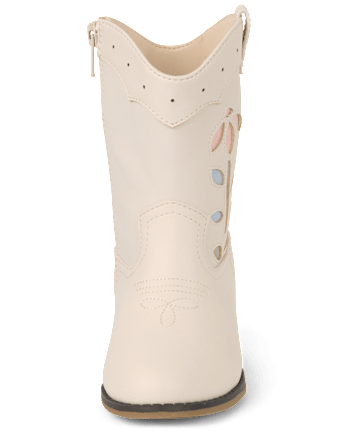 Girls Floral Cowgirl Boots - Driftwood Bay
