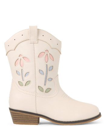 Girls Floral Cowgirl Boots - Driftwood Bay