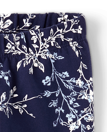 Girls Floral Leggings - Driftwood Bay