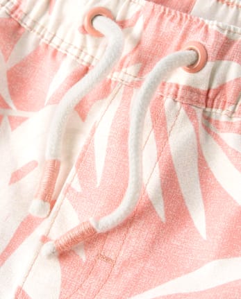 Maillots de bain garçon à motif de feuilles tropicales - Boutique de maillots de bain