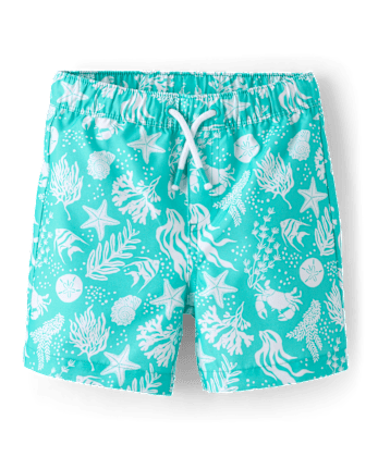 Boys Sea Creature Swim Trunks - Swim Shop