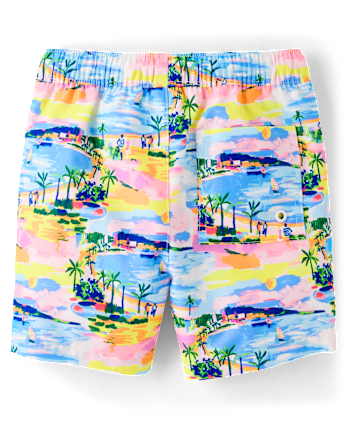 Carte postale de vacances pour garçons - Maillots de bain - Boutique de natation