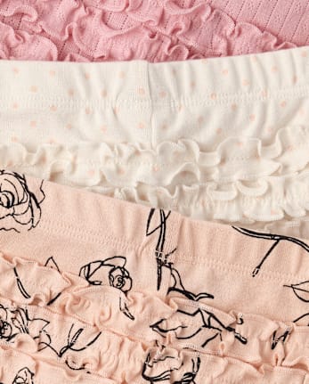 Baby Girls Rose Ruffle Leggings 3-Pack - Homegrown By Gymboree