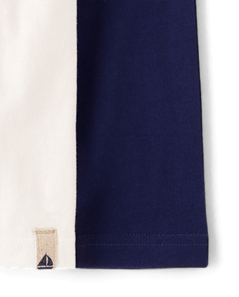 Haut à volants brodé espadon pour garçon - Driftwood Bay