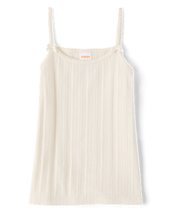 Girls Pointelle Cami 3-Pack - Little Essentials