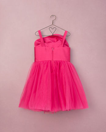 Girls Oversized Rosette Fit And Flare Dress - Marchesa Mini x Gymboree