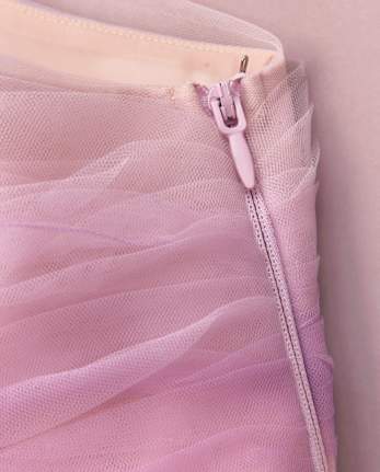 Girls Ombre Rosette Tulle One Shoulder Dress - Marchesa Mini x Gymboree