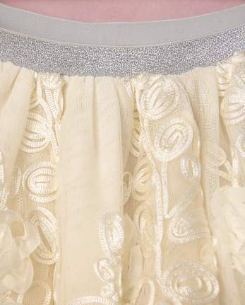 Girls Embroidered Floral Tulle Tutu Skirt - Marchesa Mini x Gymboree
