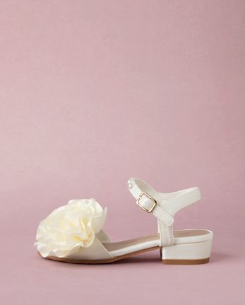 Girls Rosette Faux Pearl Heels - Marchesa Mini x Gymboree