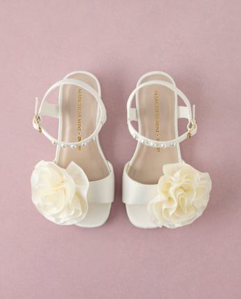Girls Rosette Faux Pearl Heels - Marchesa Mini x Gymboree