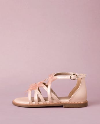 Girls Rhinestone Bow Gladiator Sandals - Marchesa Mini x Gymboree