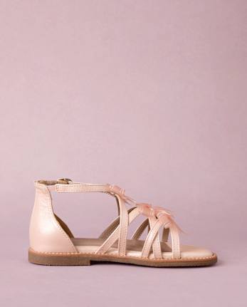 Girls Rhinestone Bow Gladiator Sandals - Marchesa Mini x Gymboree