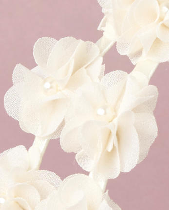 Girls Floral Faux Pearl Headband - Marchesa Mini x Gymboree