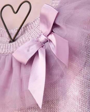 Girls Bow Tiered Tulle Sweater - Marchesa Mini x Gymboree