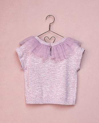 Girls Bow Tiered Tulle Sweater - Marchesa Mini x Gymboree