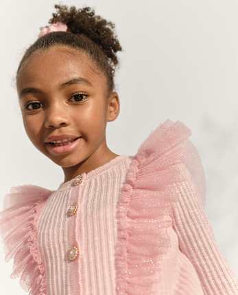 Girls Gem Glitter Flutter Cardigan - Marchesa Mini x Gymboree