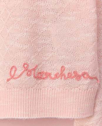 Girls Rosette Pointelle Sweater - Marchesa Mini x Gymboree
