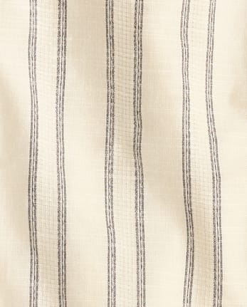 Girls Striped Textured Pull On Pants - Driftwood Bay