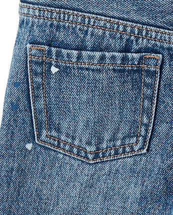 Boys Paint Splatter Jean Shorts - Driftwood Bay