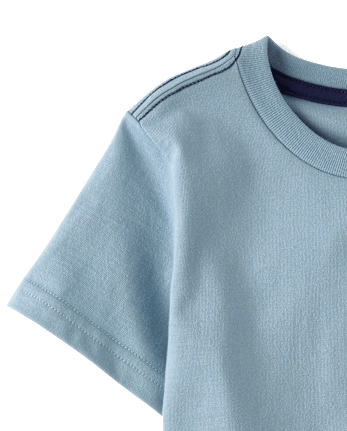 Boys Embroidered Shark Top - Driftwood Bay