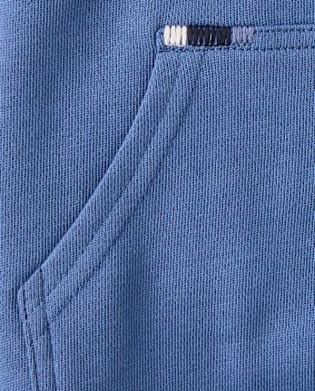 Kids Applique USA French Terry Hoodie - Nantucket Charm