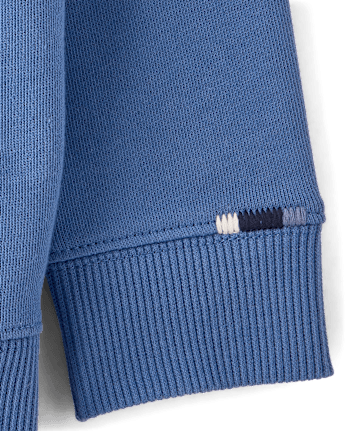 Kids Applique USA French Terry Hoodie - Nantucket Charm