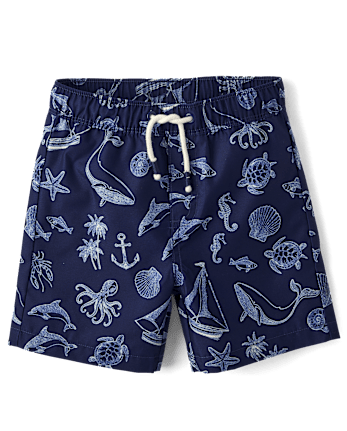 Boys Sea Creature Swim Trunks - Swim Shop