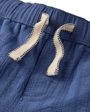 Boys Textured Pull On Shorts - Driftwood Bay