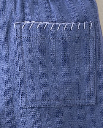 Boys Textured Pull On Shorts - Driftwood Bay