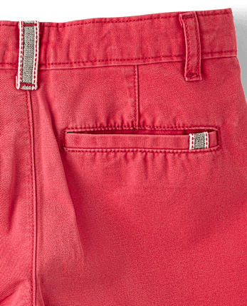 Boys Twill Chino Shorts - Nantucket Charm