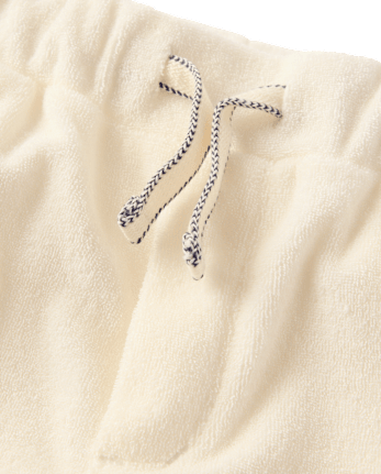 Boys Contrast Terry Pull On Shorts - Nantucket Charm