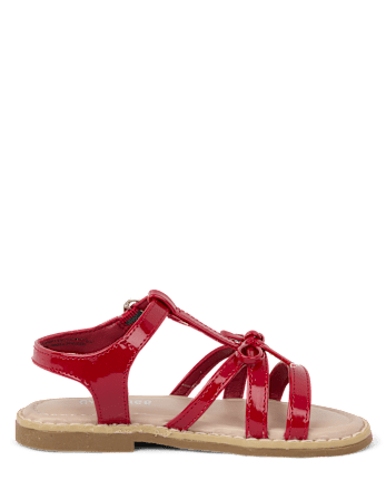 Girls Bow Sandals - Nantucket Charm