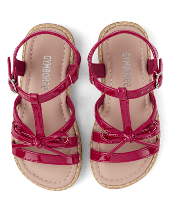 Girls Bow Sandals - Nantucket Charm