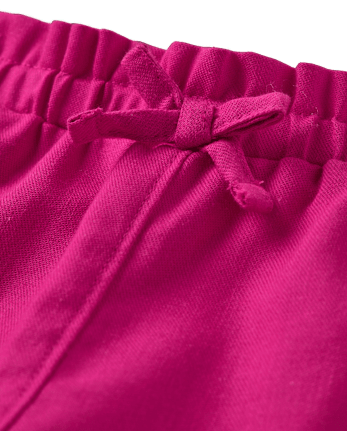 Girls Ruffle Pull On Shorts - Little Essentials