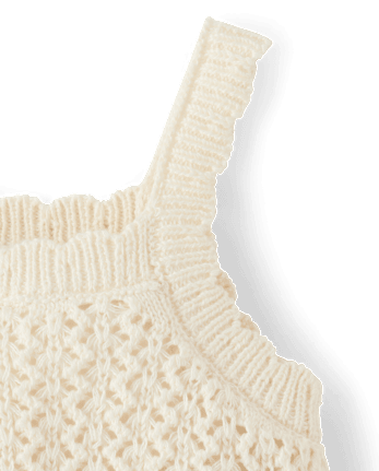 Baby Girls Crochet Applique Fruit Romper - Amalfi Coast