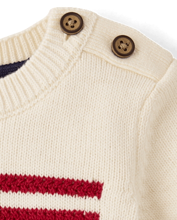 Baby Crochet Flag 2-Piece Outfit Set - Nantucket Charm