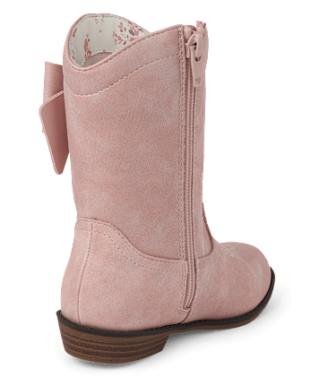 Girls Bow Cowgirl Boots - Nantucket Charm