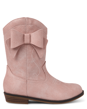 Girls Bow Cowgirl Boots - Nantucket Charm