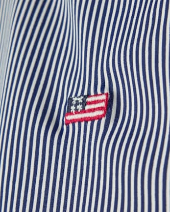 Girls Embroidered Flag Flutter One Piece Swimsuit - Swim Shop