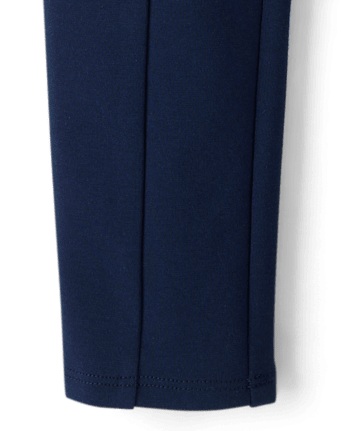 Girls Bow Ponte Jeggings - Little Essentials