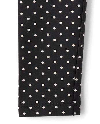 Girls Polka Dot Leggings - The Leopard Edit