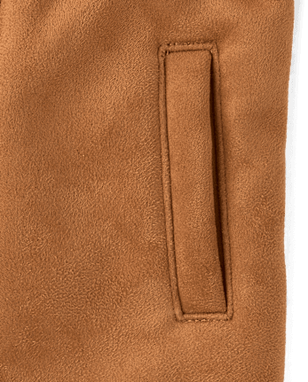 Girls Faux Suede Moto Jacket - Countryside Manor