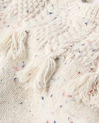 Girls Tassel Sweater - Blue Sky Mountain