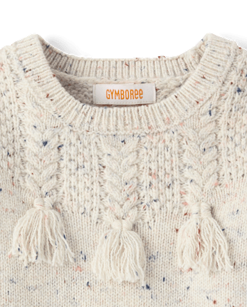 Girls Tassel Sweater - Blue Sky Mountain