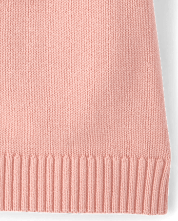 Girls Embroidered Floral Ruffle Sweater Top - Blue Sky Mountain
